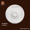 Mâm trần trang trí hoa văn Pu SG-82016 trắng