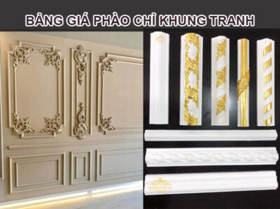 Bảng báo giá phào chỉ khung tranh