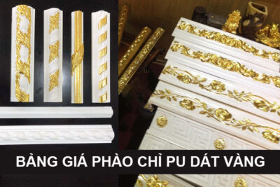 BẢNG GIÁ PHÀO CHỈ PU DÁT VÀNG MỚI NHẤT