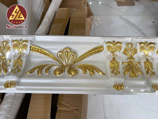 phào cổ trần dát vàng