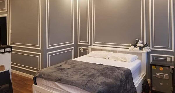 Top 30 mẫu tường tân cổ điển đẹp, sang trọng sử dụng phào chỉ Pu 12 Những mẫu tường tân cổ điển đẹp, sang trọng - Mẫu 11
