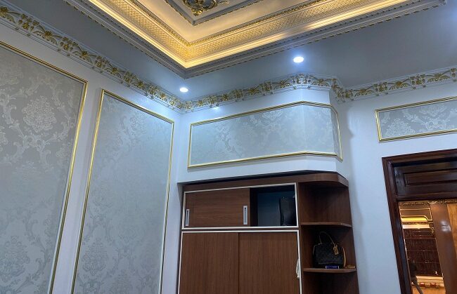 Top 30 mẫu tường tân cổ điển đẹp, sang trọng sử dụng phào chỉ Pu 4 tường trang trí phào chỉ tân cổ điển