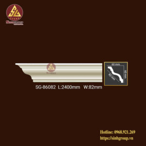 Phào Trần Trang Trí Trơn Pu SG 86082