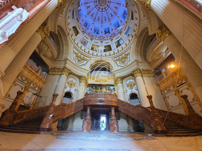 bên trong lâu đài thành thắng ninh bình