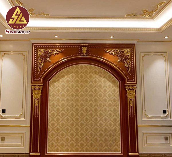 bộ cột trang trí phòng khách đẹp