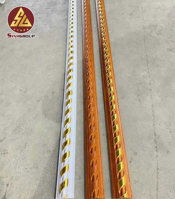 chỉ nẹp tường nhựa pu