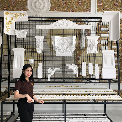 con sơn trang trí biệt thự