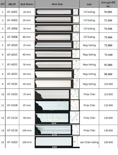 cung cấp phào chỉ tại hải dương