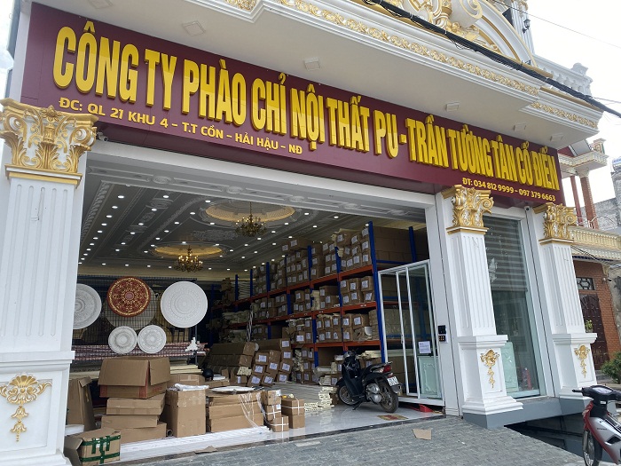 địa chỉ cung cấp phào chỉ pu