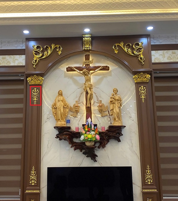 Hoa văn trang trí nhựa Pu SG-81066