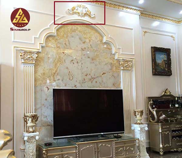 Hoa văn trang trí vách Tivi PU SG-81037