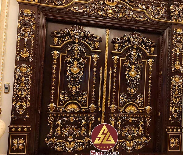 mẫu phào chỉ cửa chính đẹp