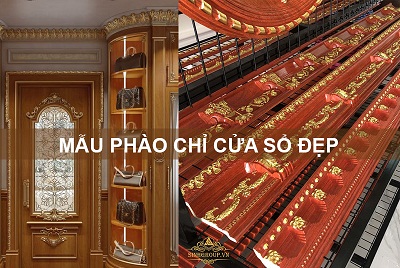 mẫu phào chỉ cửa sổ đẹp