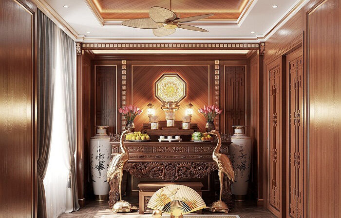mẫu phòng thờ đẹp
