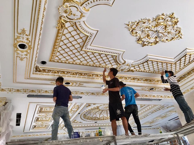 phào chỉ pu hải dương