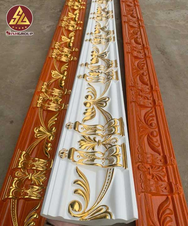 phào chỉ pu hoa văn