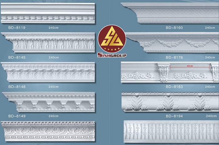 phào chỉ thạch cao hà nam
