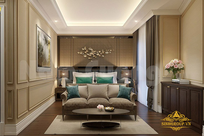 Phòng ngủ khách sạn đẹp - Mẫu 1