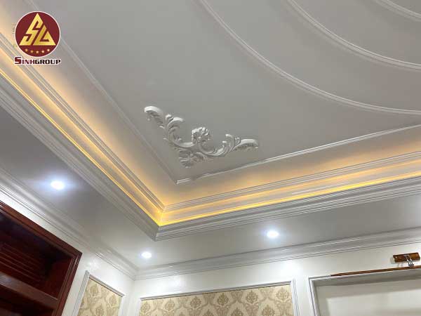 ứng dụng của phào cổ trần trơn Pu SG-86093