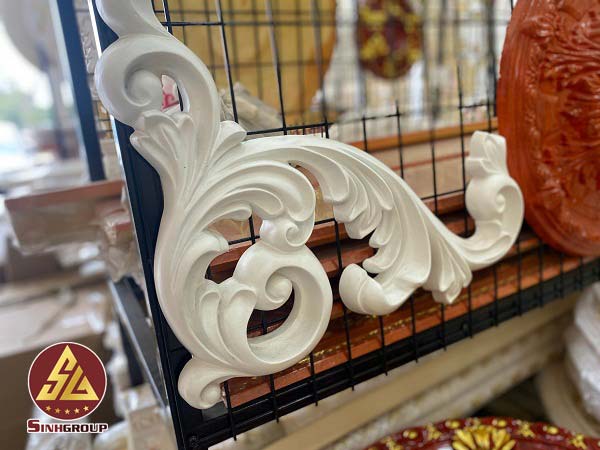 hoa góc trang trí nhựa pu