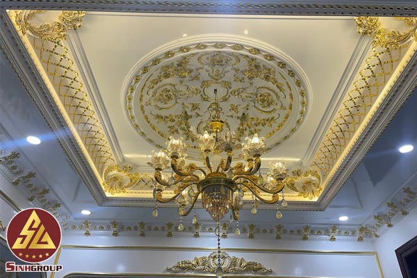 phào chỉ pu dát vàng là gì