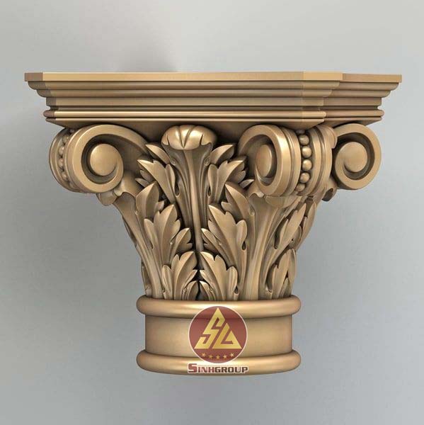 mẫu phào chỉ đầu cột đẹp - ảnh 12