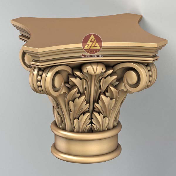 mẫu phào chỉ đầu cột đẹp - ảnh 5