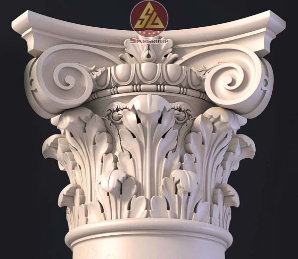 mẫu phào chỉ đầu cột đẹp - ảnh 9