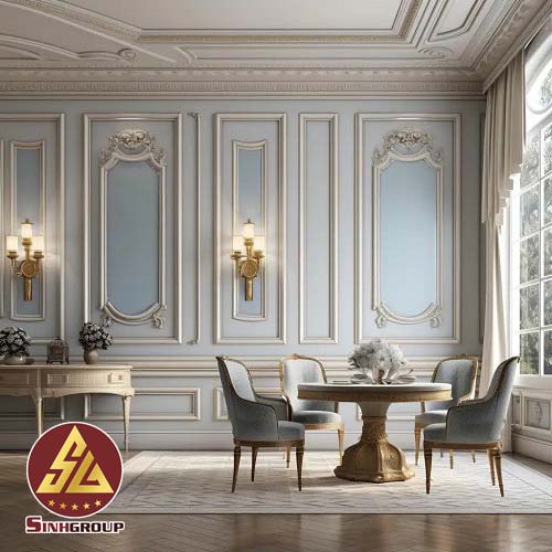 phào chỉ trang trí tường nhựa pu mẫu 11