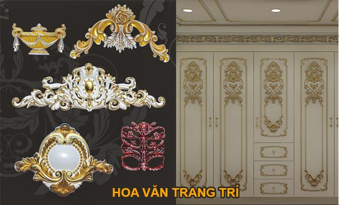 hoa văn trang trí tân cổ điển
