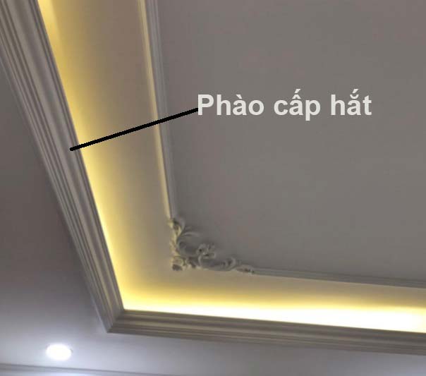 phào cấp hắt trần hiện đại