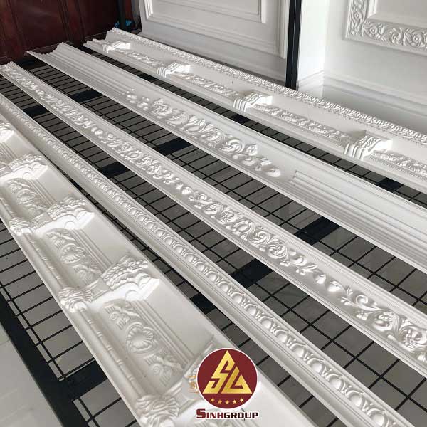 phào chỉ phân tầng nhựa pu