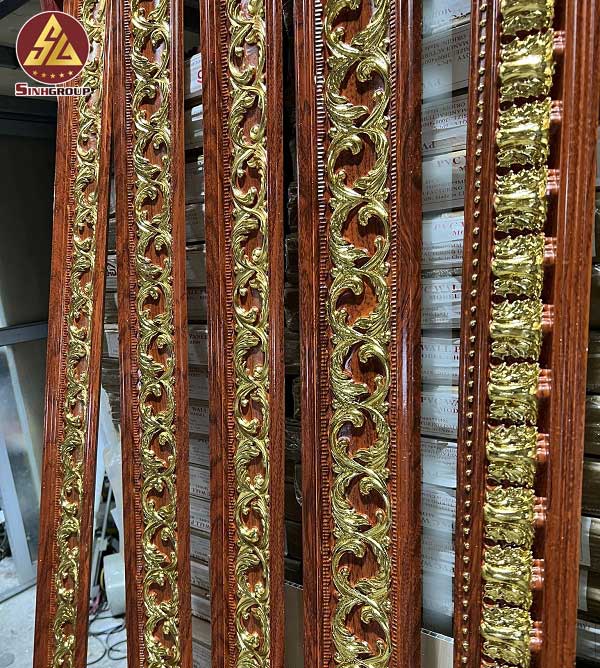 phào máng vân gỗ dát vàng SG-88192-VGDV