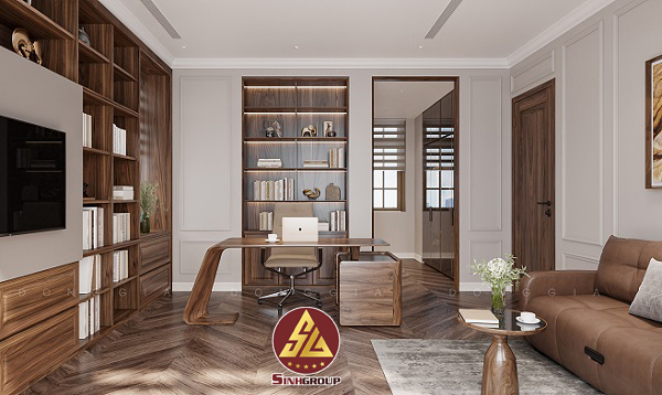 Phòng làm việc đẹp - Mẫu 9