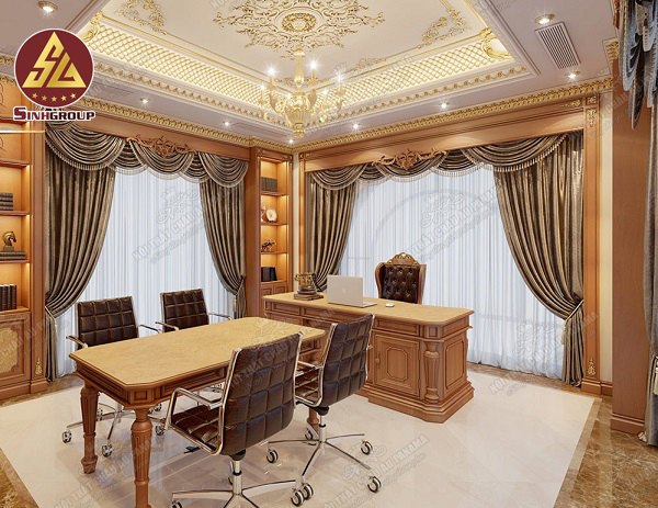 Phòng làm việc đẹp - Mẫu 13