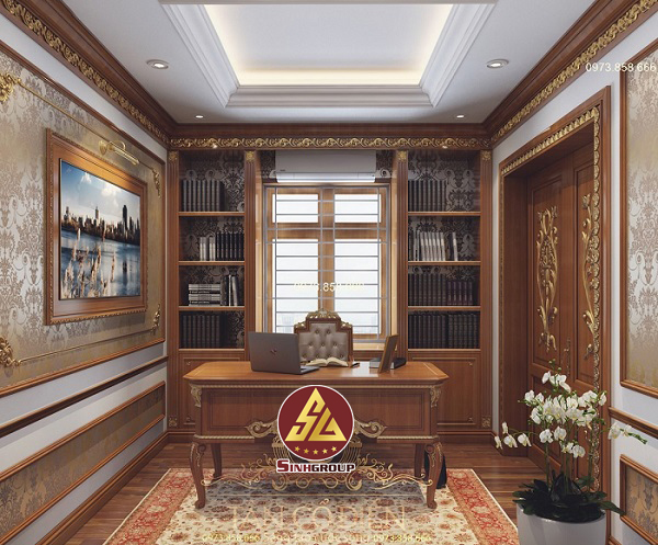 Phòng làm việc đẹp - Mẫu 18