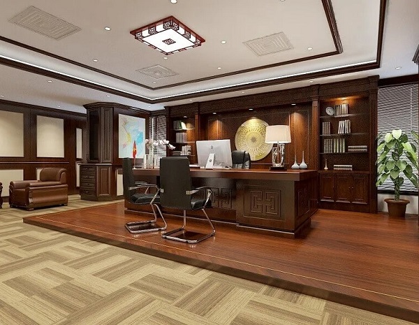 mẫu phào chỉ trang trí phòng làm việc