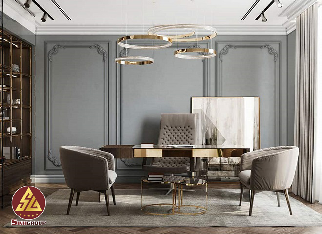 Phòng làm việc đẹp - Mẫu 10