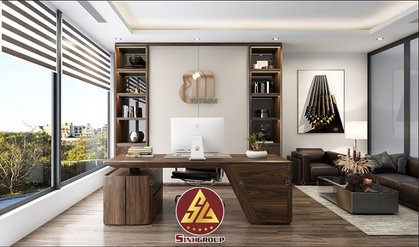 Phòng làm việc đẹp - Mẫu 17