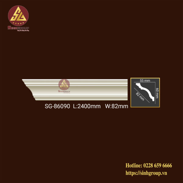 Phào cổ trần Trang trí PU SG-86090