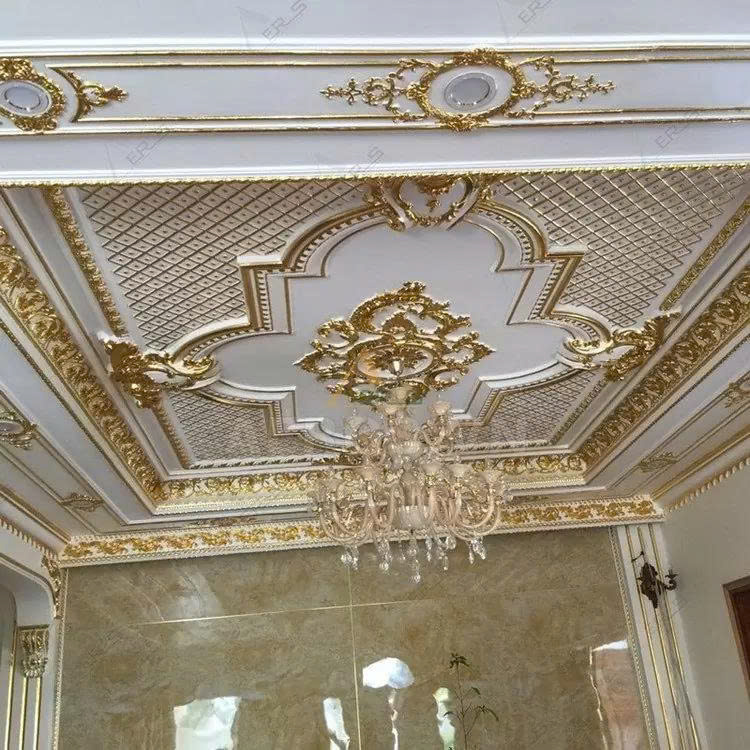 Ốp trần nhà: 5 loại ốp trần nhà phổ biến và sự kết hợp với phào chỉ PU, mâm trần PU, khung inox 14 Hướng Dẫn Thi Công Ốp Trần Nhà Kết Hợp Phào Chỉ PU, Mâm Trần PU, và Khung Trần Inox