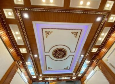 Hướng Dẫn Thi Công Tấm Nhựa Trần Nhà Kết Hợp Phào Chỉ PU và Khung Trần Inox
